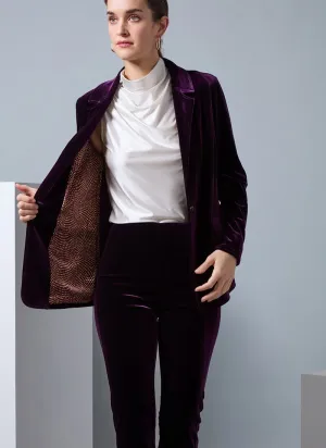 Mercer Stretch Velvet Blazer